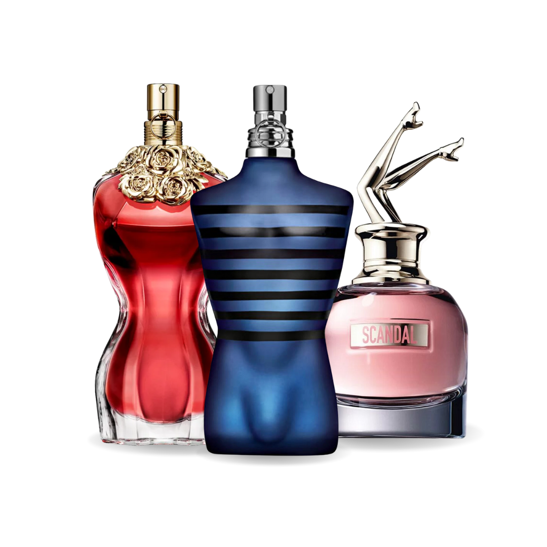 Zestaw 3 perfum LA BELLE, ULTRA MALE, Gaultier SCANDAL 100ml